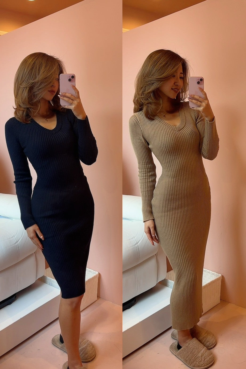 Tight knit dress