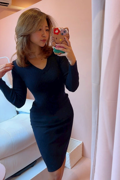 Tight knit dress